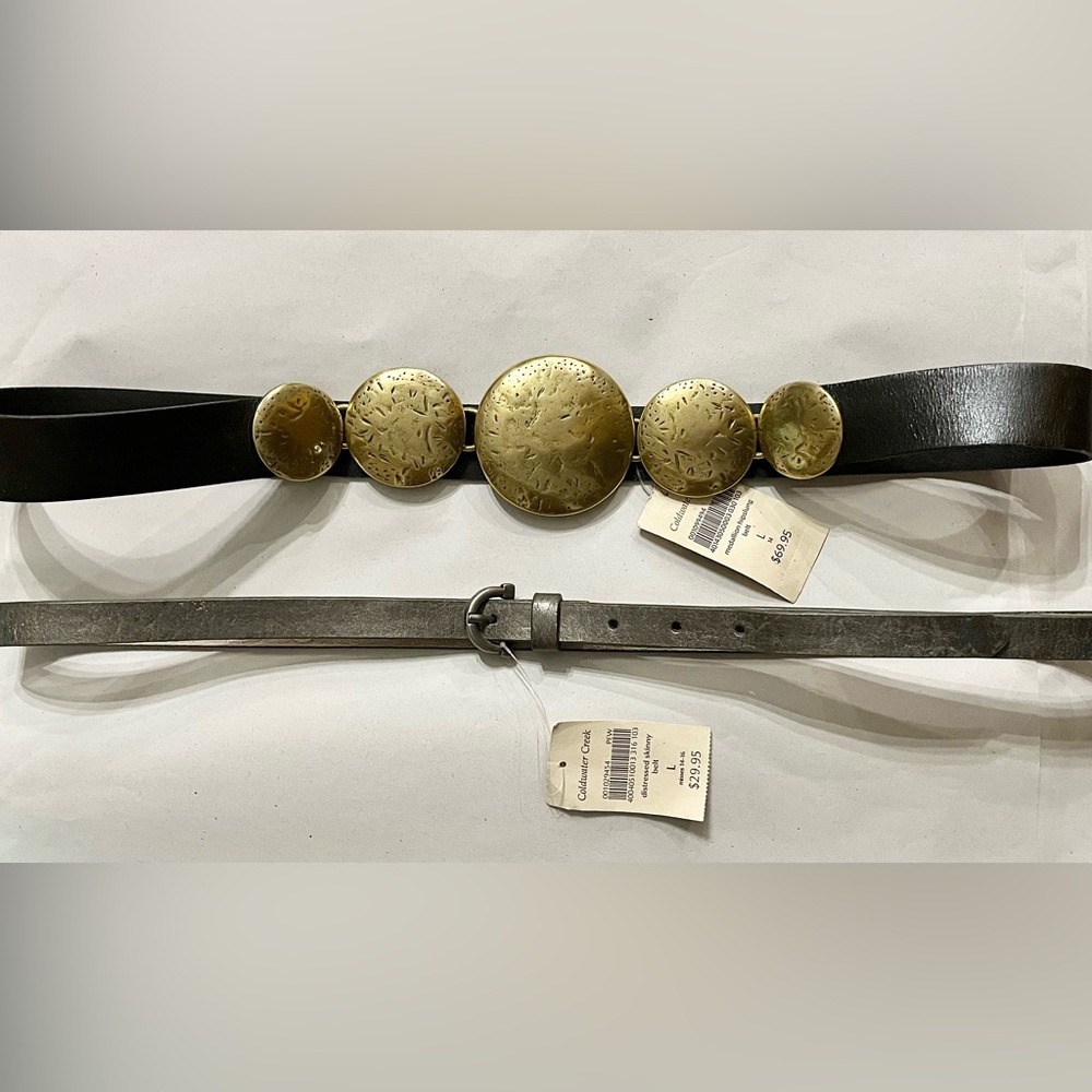 COLDWATER CREEK BELTS NWT - BUNDLE OF TWO